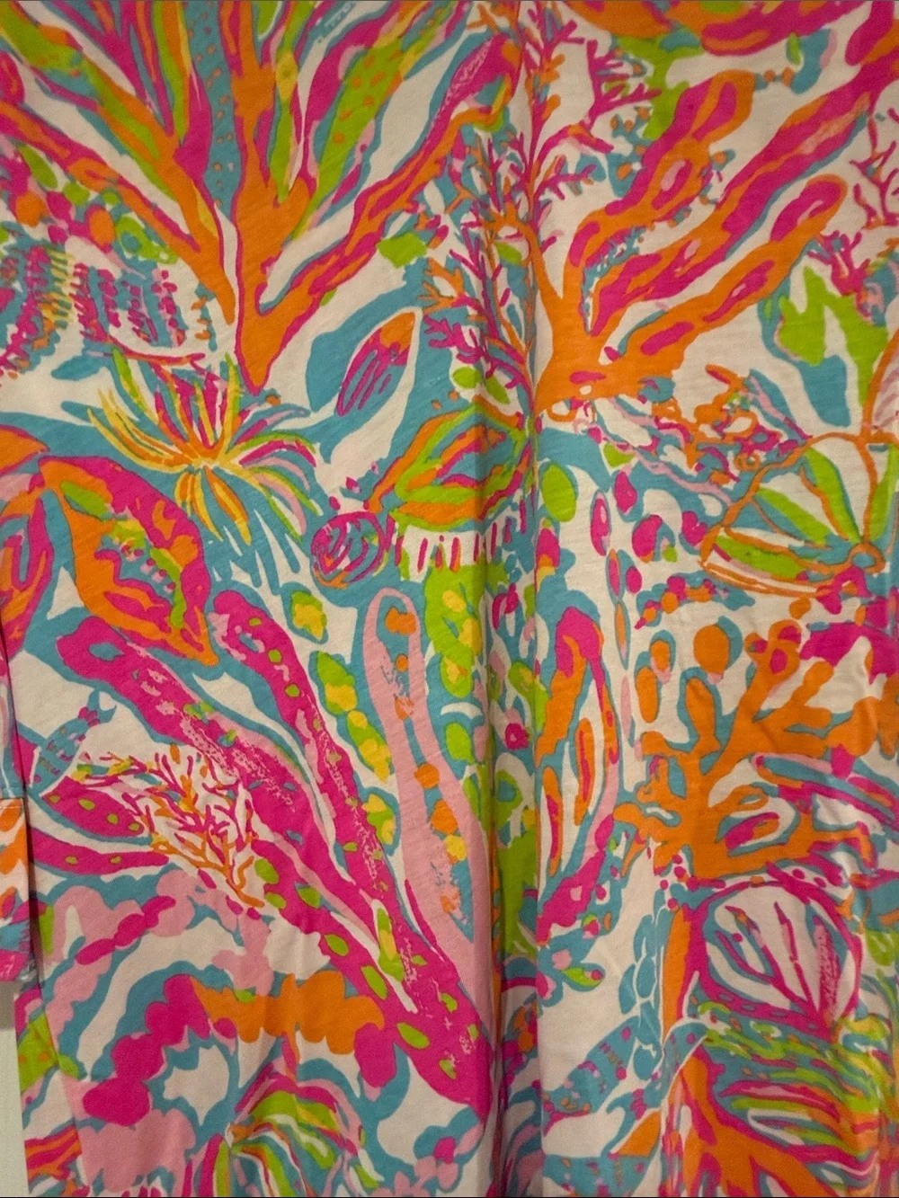Lilly Pulitzer Multicolor Pink Orange Green Mini Dress - Picture 3 of 3